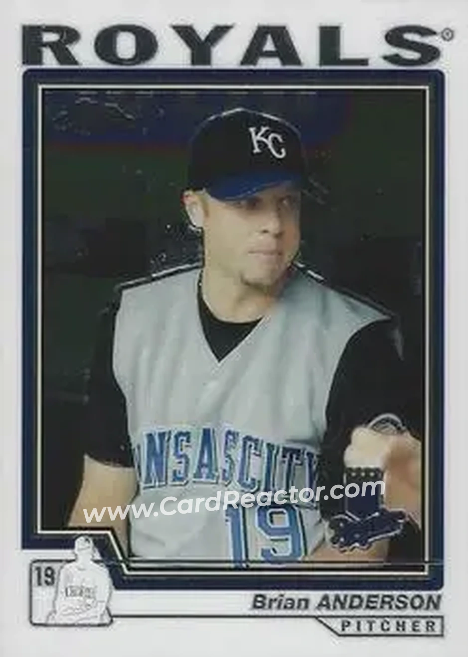 2004 Topps Chrome #358 - Brian Anderson - Kansas City Royals - Front