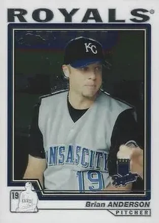2004 Topps Chrome #358 - Brian Anderson - Kansas City Royals