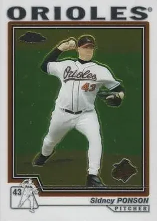 2004 Topps Chrome #361 - Sidney Ponson - Baltimore Orioles