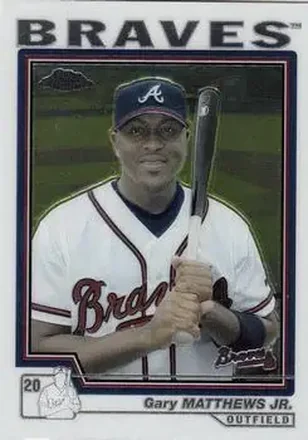 2004 Topps Chrome #362 - Gary Matthews - Atlanta Braves
