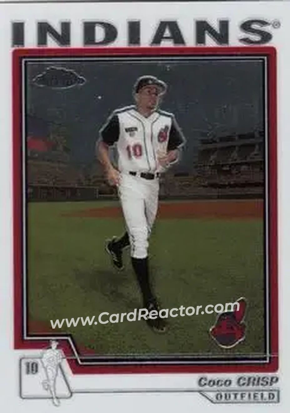 2004 Topps Chrome #371 - Coco Crisp - Cleveland Indians - Front