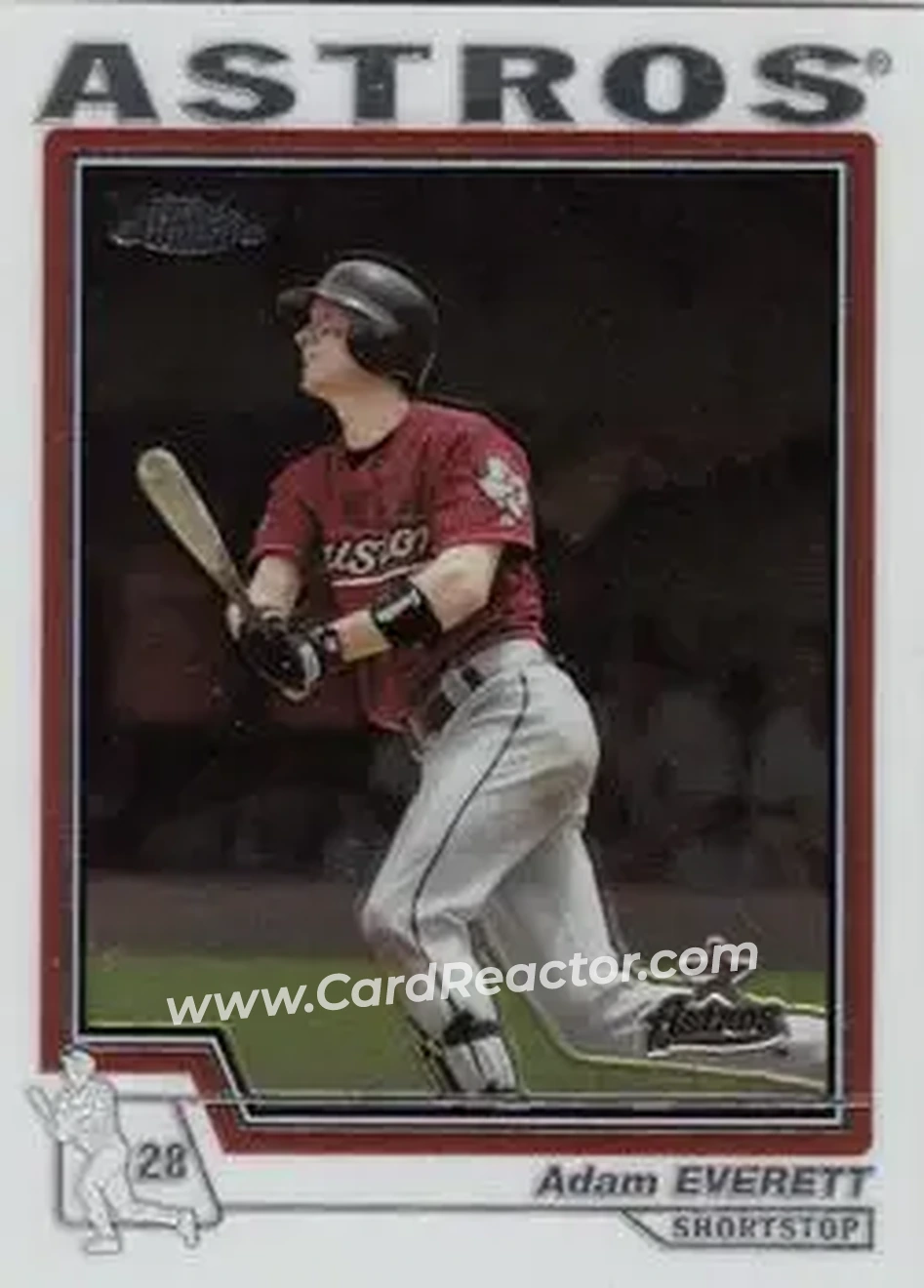 2004 Topps Chrome #374 - Adam Everett - Houston Astros - Front