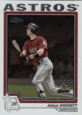 2004 Topps Chrome #374 - Adam Everett - Houston Astros