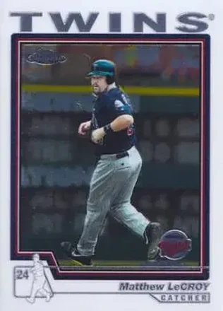 2004 Topps Chrome #379 - Matt LeCroy - Minnesota Twins