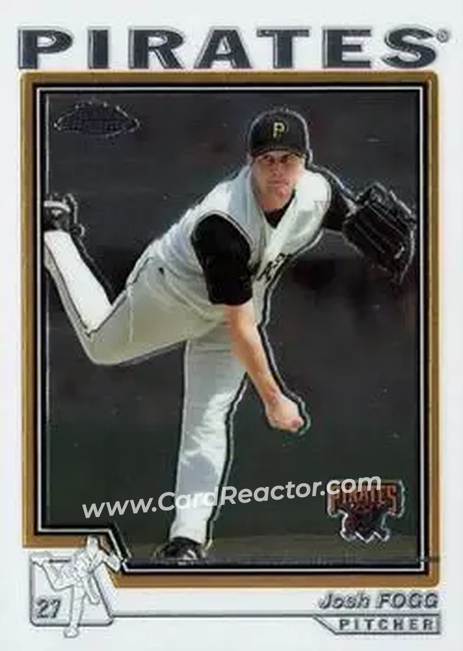 2004 Topps Chrome #385 - Josh Fogg - Pittsburgh Pirates - Front