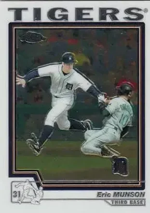 2004 Topps Chrome #391 - Eric Munson - Detroit Tigers