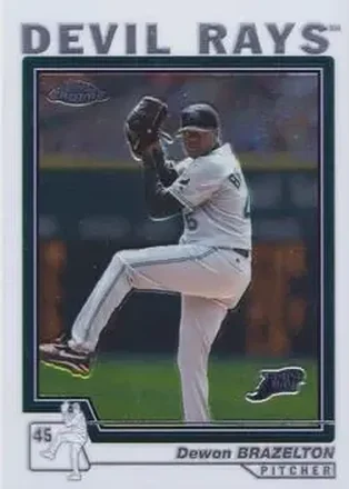 2004 Topps Chrome #392 - Dewon Brazelton - Tampa Bay Devil Rays
