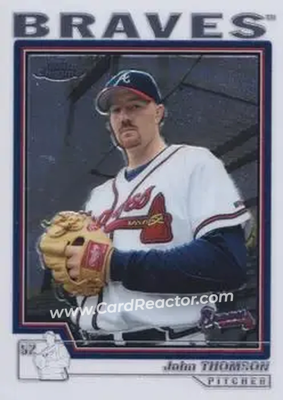 2004 Topps Chrome #393 - John Thomson - Atlanta Braves - Front