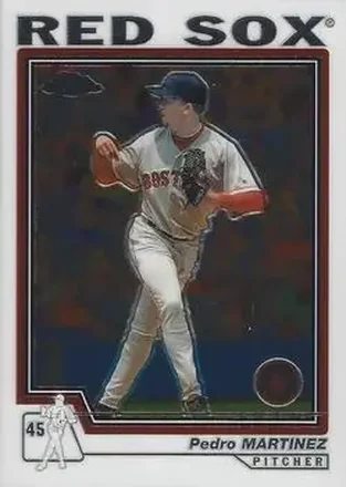 2004 Topps Chrome #405 - Pedro Martinez - Boston Red Sox