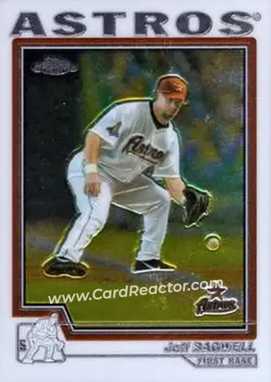 2004 Topps Chrome #438 - Jeff Bagwell - Houston Astros - Front