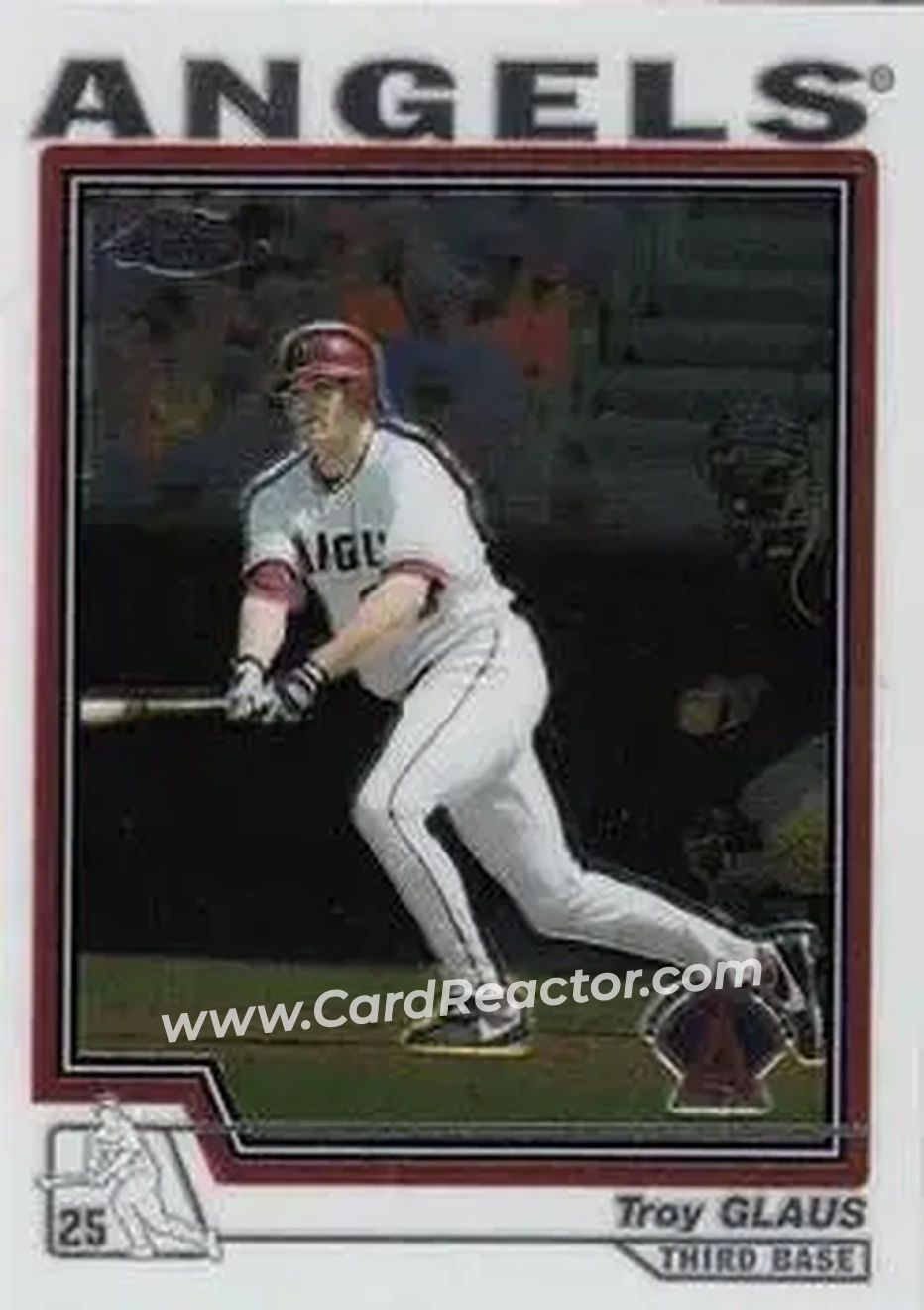 2004 Topps Chrome #401 - Troy Glaus - Anaheim Angels - Front