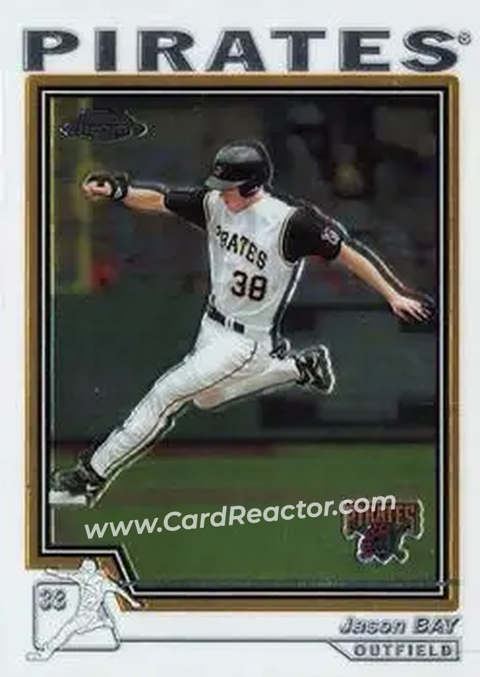 2004 Topps Chrome #411 - Jason Bay - Pittsburgh Pirates - Front