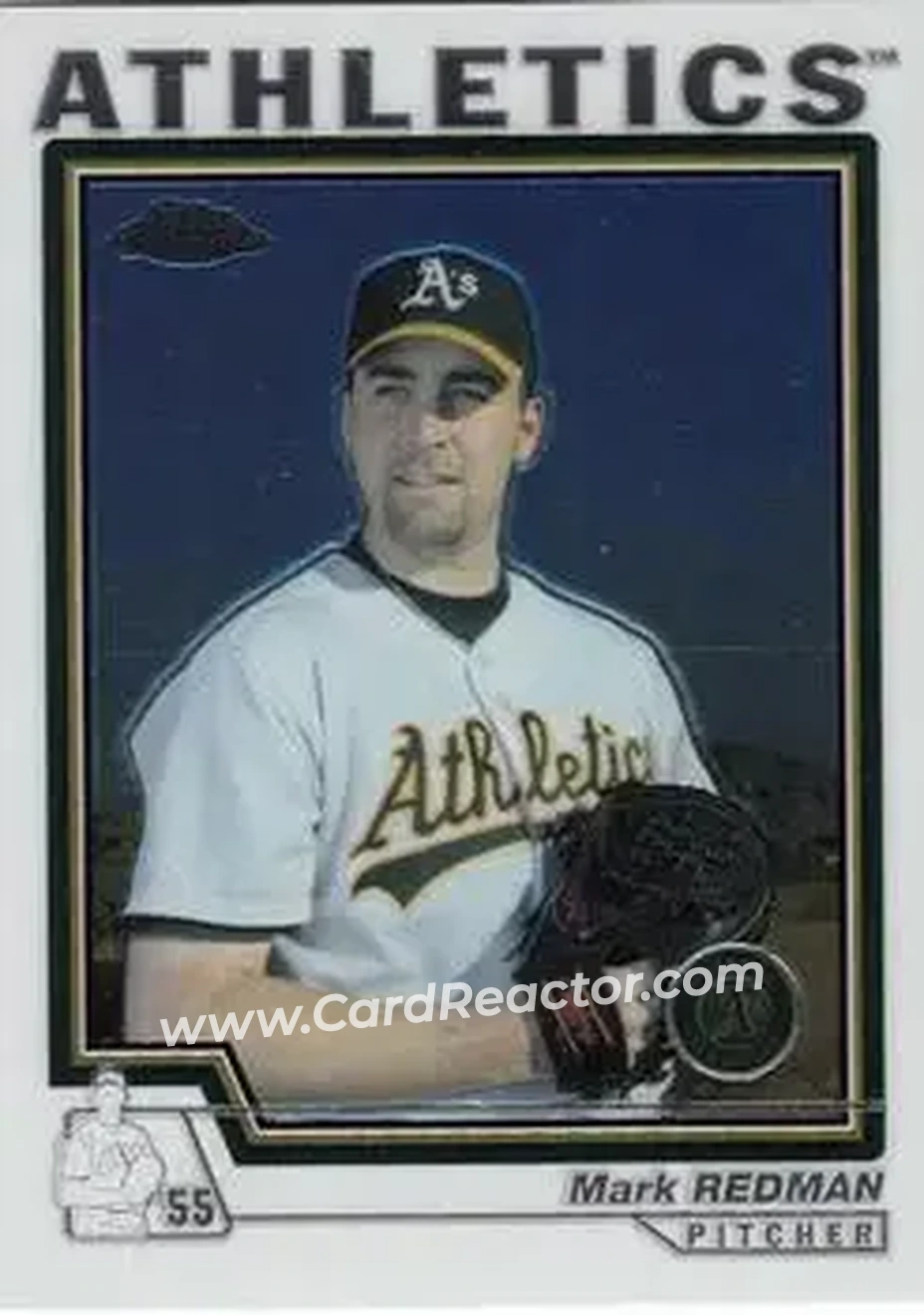 2004 Topps Chrome #412 - Mark Redman - Oakland Athletics - Front