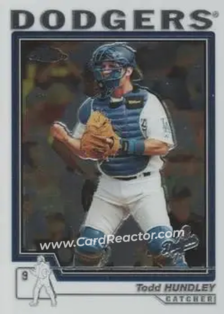 2004 Topps Chrome #415 - Todd Hundley - Los Angeles Dodgers - Front 2004 Topps Chrome #415 - Todd Hundley - Los Angeles Dodgers - Front