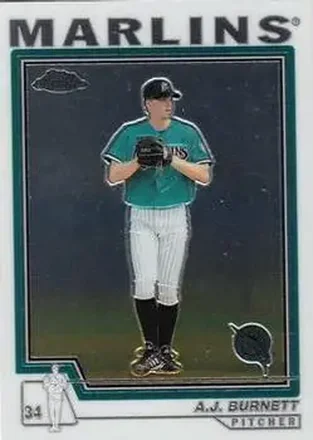 2004 Topps Chrome #426 - A.J. Burnett - Florida Marlins
