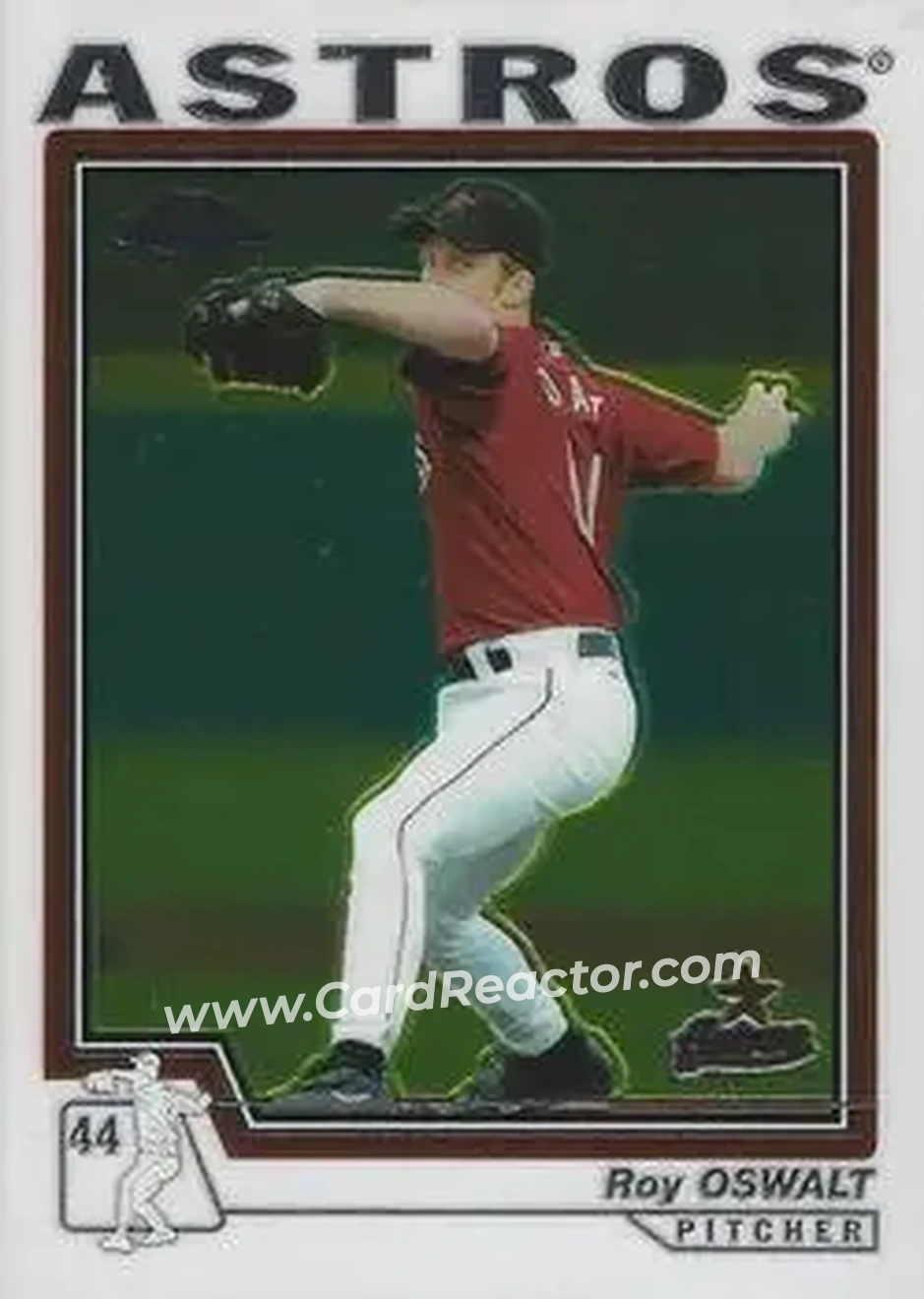 2004 Topps Chrome #428 - Roy Oswalt - Houston Astros - Front 2004 Topps Chrome #428 - Roy Oswalt - Houston Astros - Front