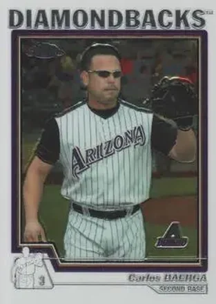 2004 Topps Chrome #429 - Carlos Baerga - Arizona Diamondbacks