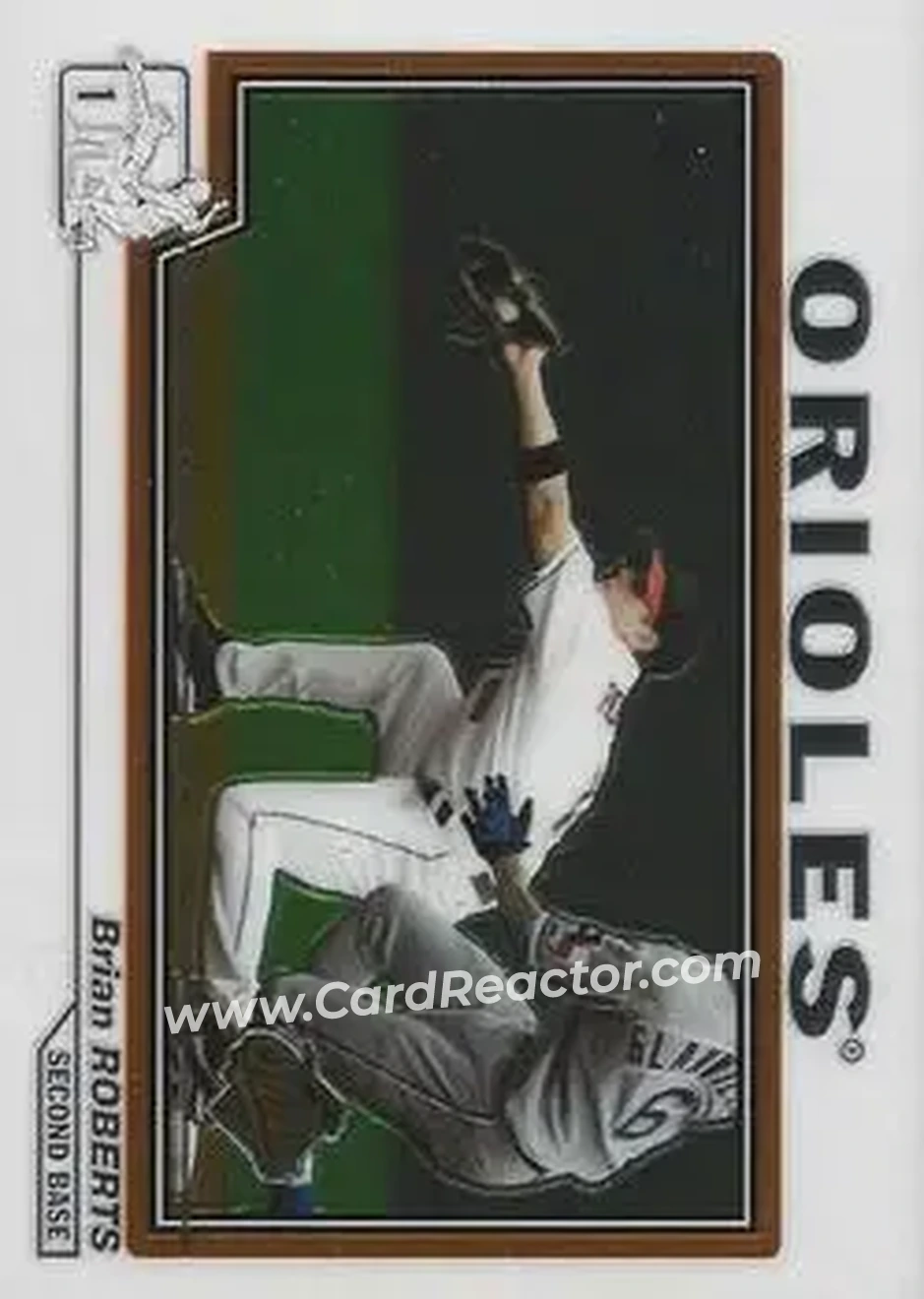 2004 Topps Chrome #432 - Brian Roberts - Baltimore Orioles - Front