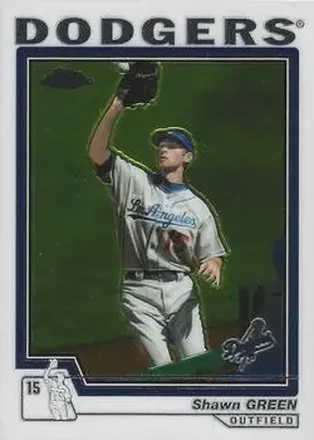 2004 Topps Chrome #440 - Shawn Green - Los Angeles Dodgers