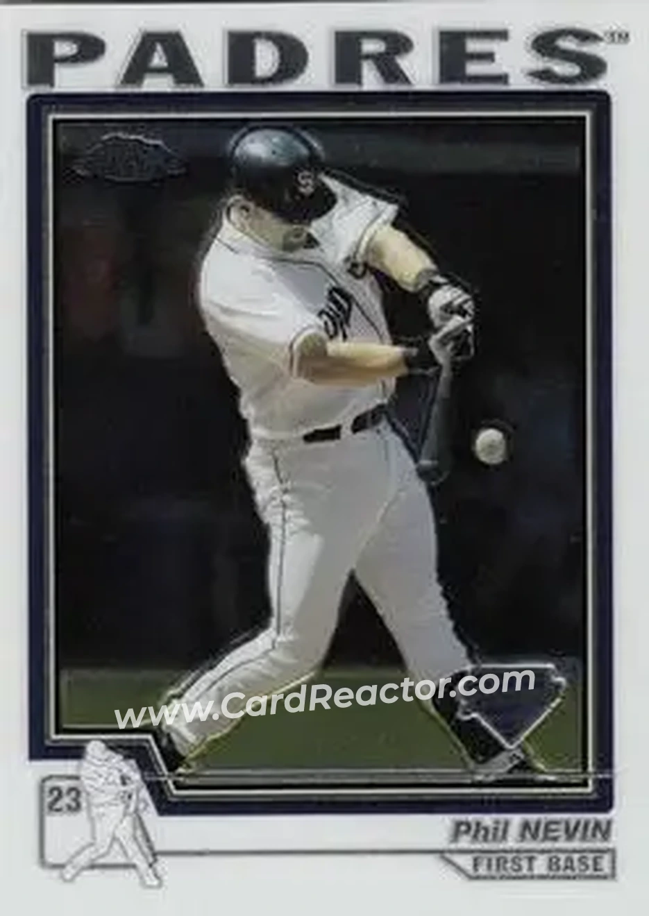 2004 Topps Chrome #446 - Phil Nevin - San Diego Padres - Front