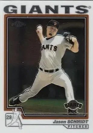 2004 Topps Chrome #447 - Jason Schmidt - San Francisco Giants