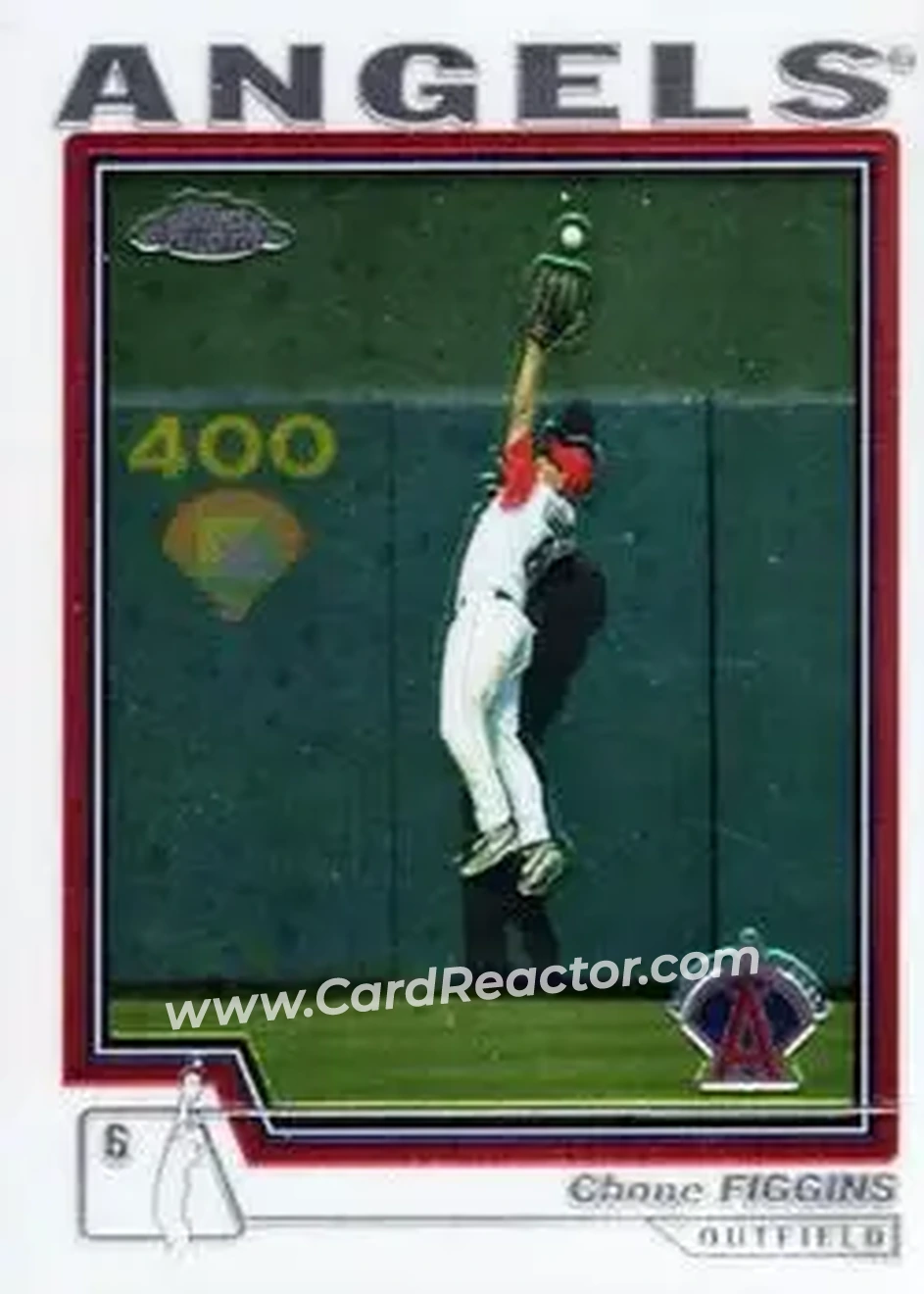 2004 Topps Chrome #452 - Chone Figgins - Anaheim Angels - Front