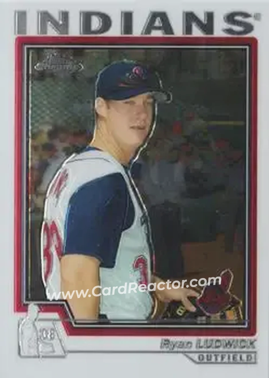 2004 Topps Chrome #458 - Ryan Ludwick - Cleveland Indians - Front