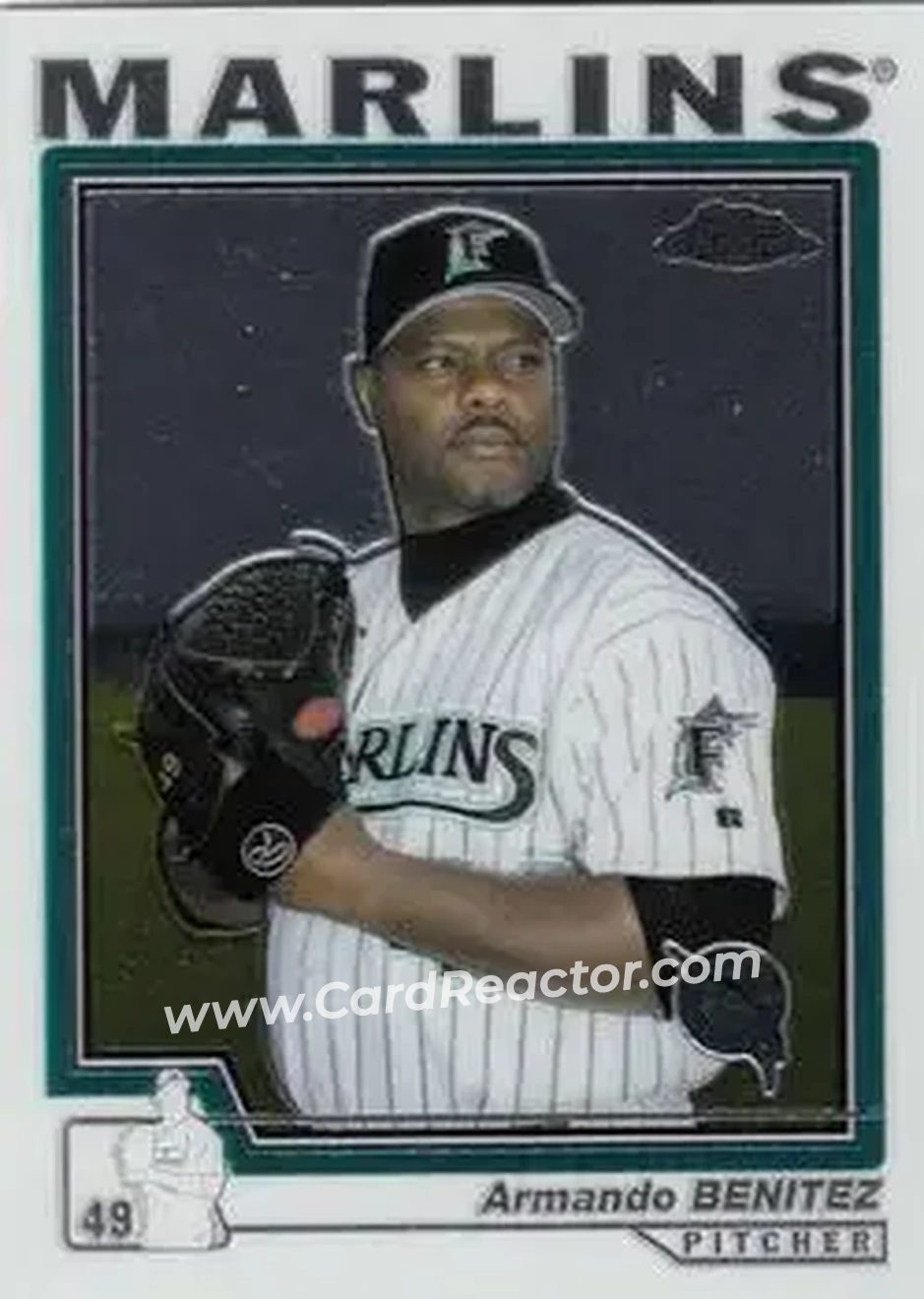 2004 Topps Chrome #465 - Armando Benitez - Florida Marlins - Front 2004 Topps Chrome #465 - Armando Benitez - Florida Marlins - Front