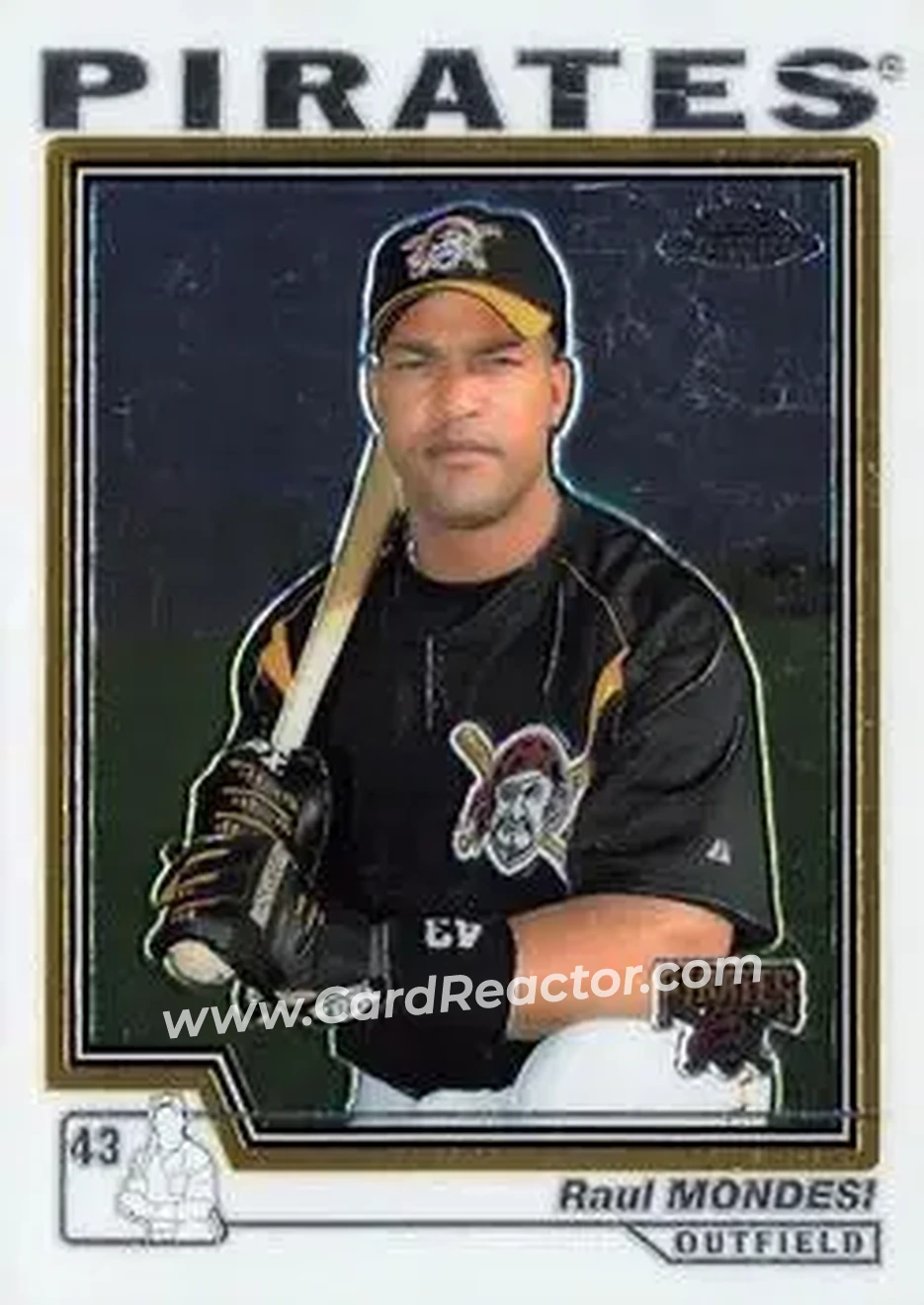 2004 Topps Chrome #402 - Raul Mondesi - Pittsburgh Pirates - Front