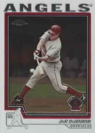 2004 Topps Chrome #403 - Jeff DaVanon - Anaheim Angels