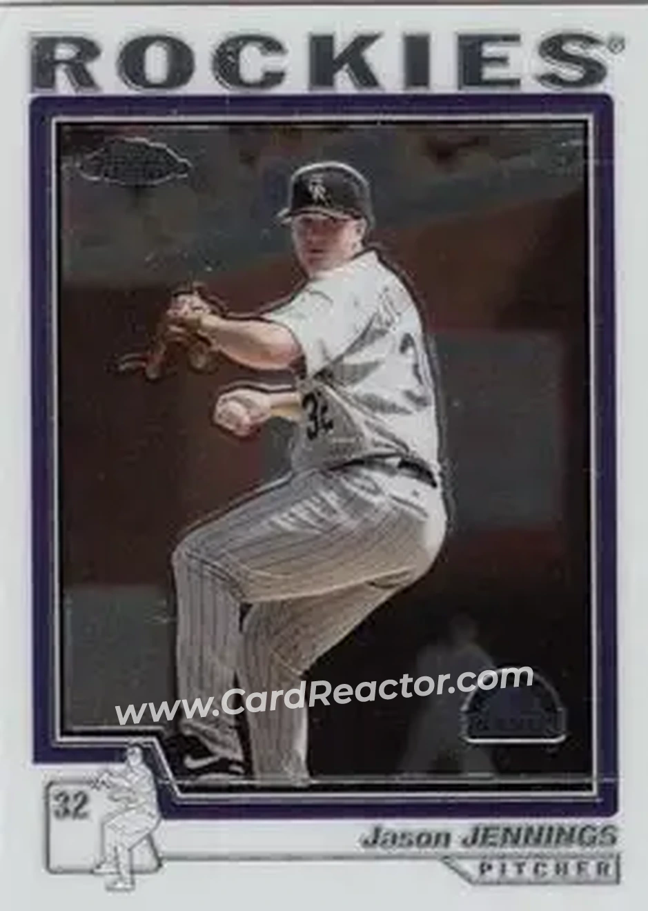 2004 Topps Chrome #413 - Jason Jennings - Colorado Rockies - Front