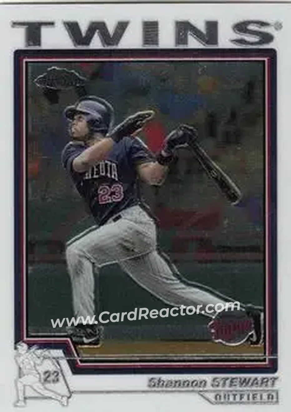 2004 Topps Chrome #416 - Shannon Stewart - Minnesota Twins - Front