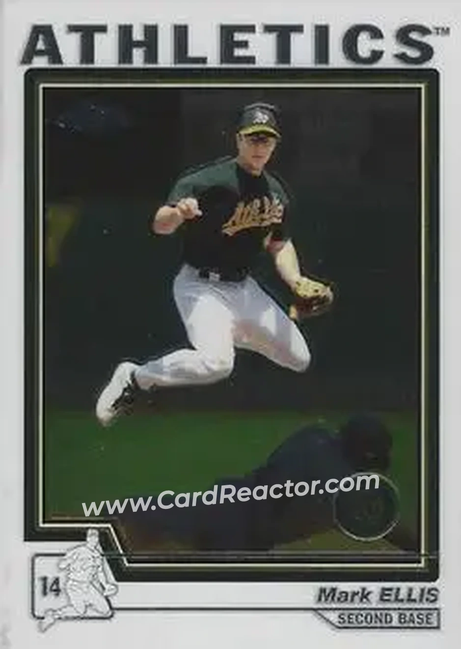 2004 Topps Chrome #419 - Mark Ellis - Oakland Athletics - Front
