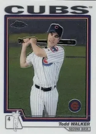 2004 Topps Chrome #424 - Todd Walker - Chicago Cubs