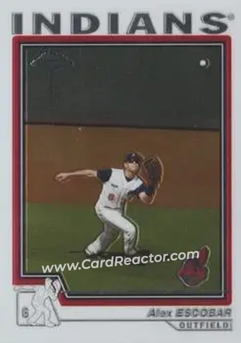 2004 Topps Chrome #436 - Alex Escobar - Cleveland Indians - Front