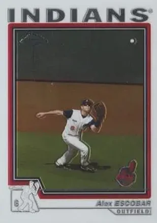 2004 Topps Chrome #436 - Alex Escobar - Cleveland Indians