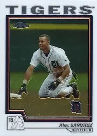 2004 Topps Chrome #437 - Alex Sanchez - Detroit Tigers