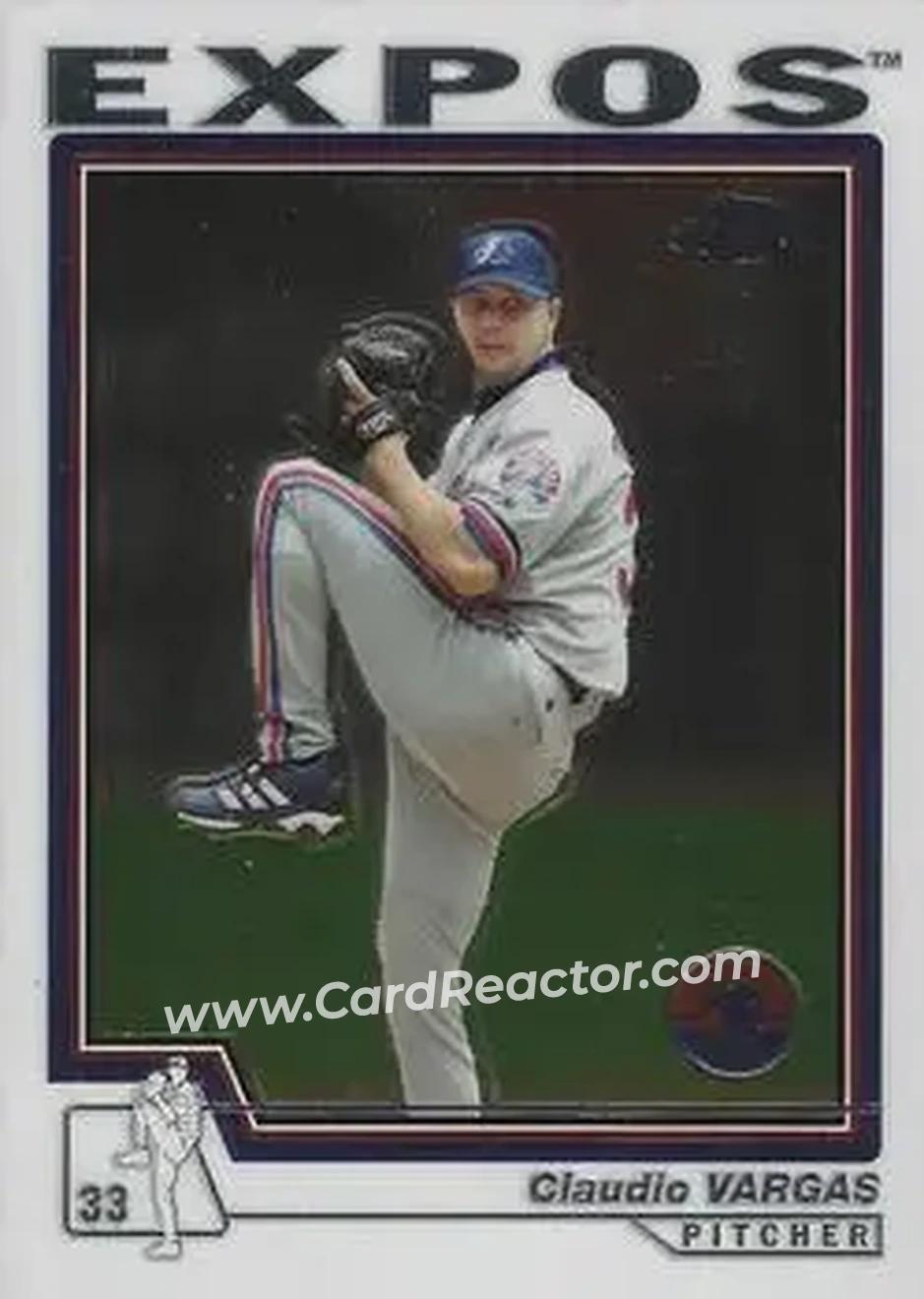 2004 Topps Chrome #439 - Claudio Vargas - Montreal Expos - Front