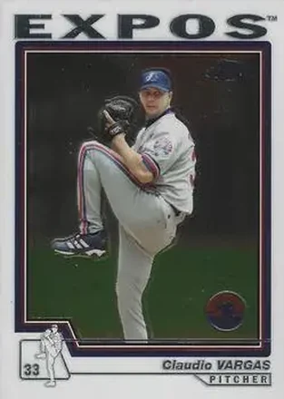2004 Topps Chrome #439 - Claudio Vargas - Montreal Expos