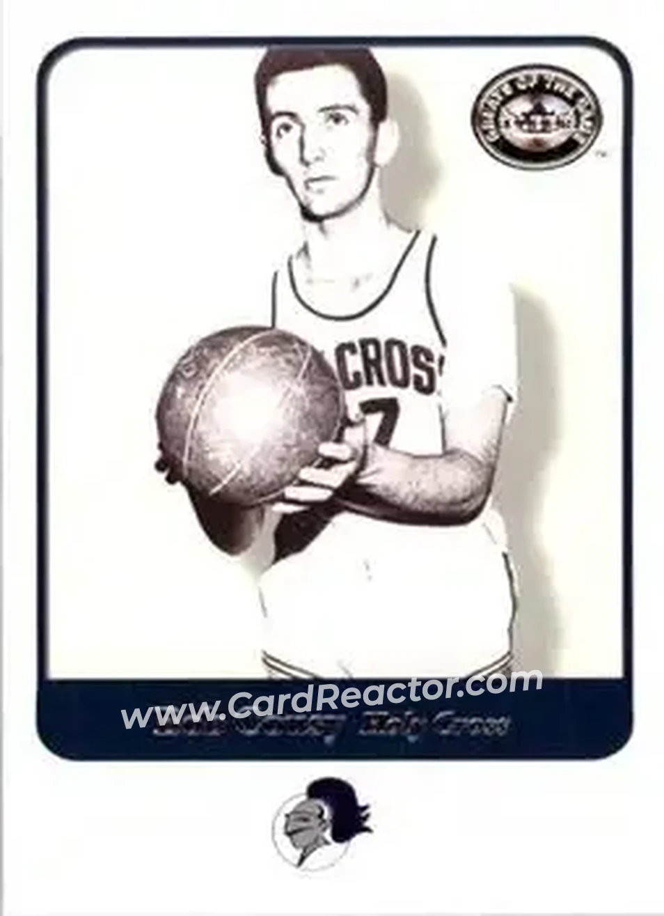 2001 Fleer Greats of the Game #6 - Bob Cousy - Holy Cross Crusaders