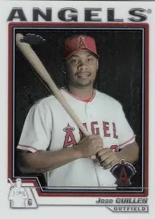 2004 Topps Chrome #444 - Jose Guillen - Anaheim Angels