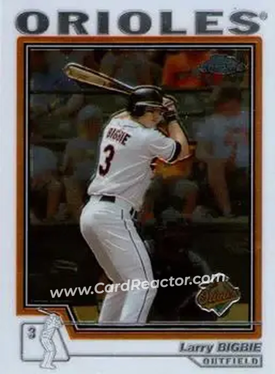 2004 Topps Chrome #453 - Larry Bigbie - Baltimore Orioles - Front