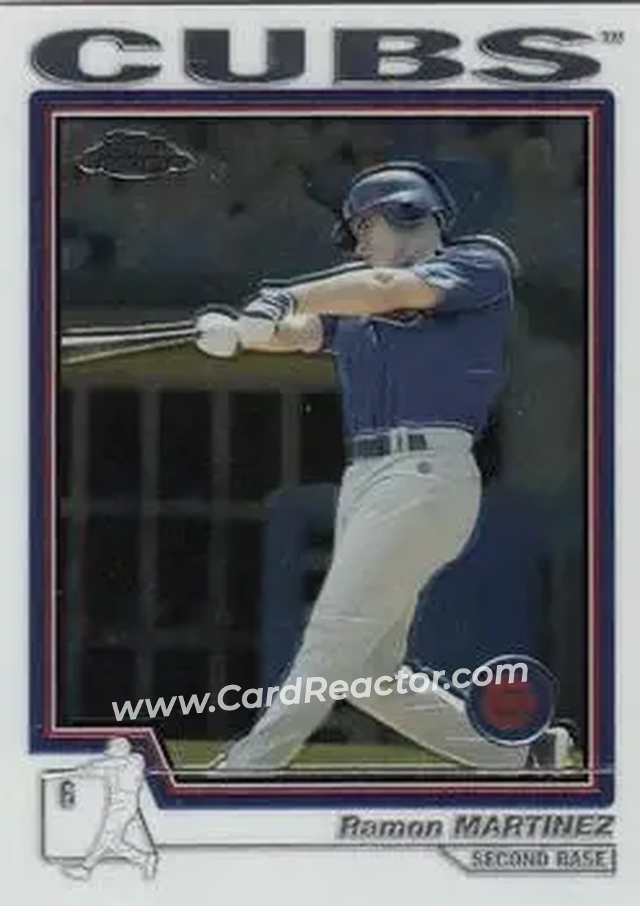 2004 Topps Chrome #455 - Ramon Martinez - Chicago Cubs - Front
