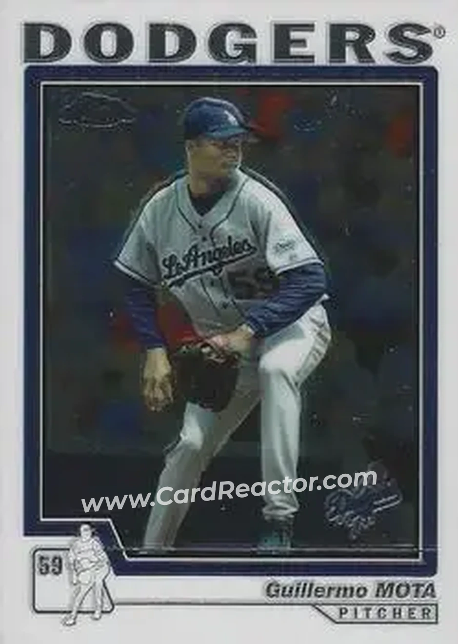 2004 Topps Chrome #463 - Guillermo Mota - Los Angeles Dodgers - Front