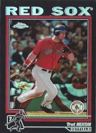 2004 Topps Chrome - Black Refractors #47 - Trot Nixon - Boston Red Sox