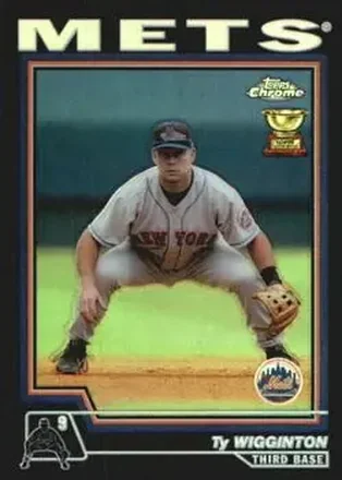 2004 Topps Chrome - Black Refractors #62 - Ty Wigginton - New York Mets