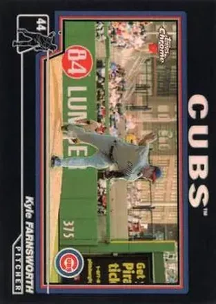 2004 Topps Chrome - Black Refractors #89 - Kyle Farnsworth - Chicago Cubs