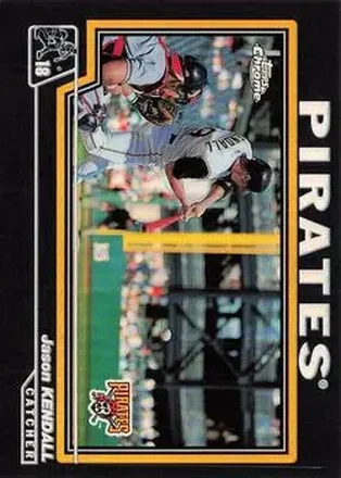 2004 Topps Chrome - Black Refractors #153 - Jason Kendall - Pittsburgh Pirates