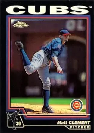 2004 Topps Chrome - Black Refractors #197 - Matt Clement - Chicago Cubs
