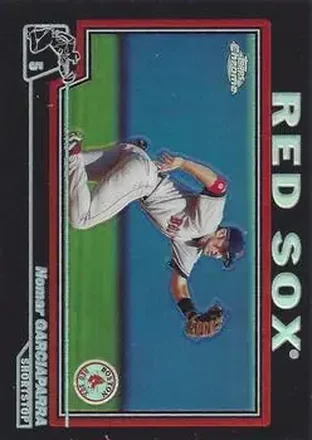 2004 Topps Chrome - Black Refractors #200 - Nomar Garciaparra - Boston Red Sox